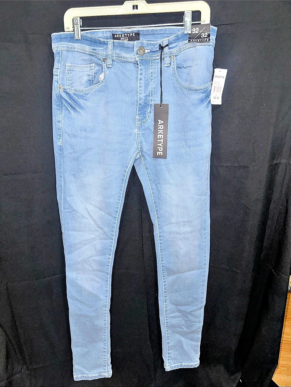 Arketype PC02 Men's Skinny Jeans Blue Waist 32 NWT